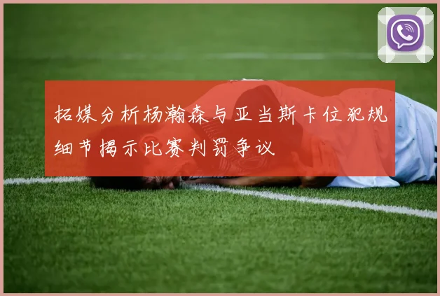 拓媒分析杨瀚森与亚当斯卡位犯规细节揭示比赛判罚争议